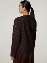 Bild von Strickjacke aus Bouclé