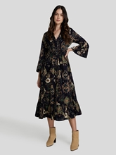 Bild von Midikleid mit Ethno-Print