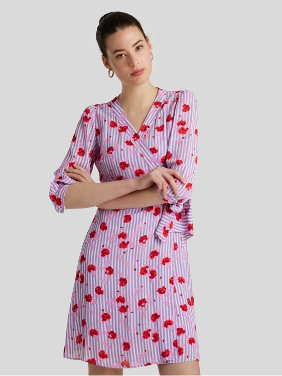 Bild von Wickelkleid LILA