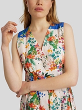 Bild von Midikleid mit Blumen-Print