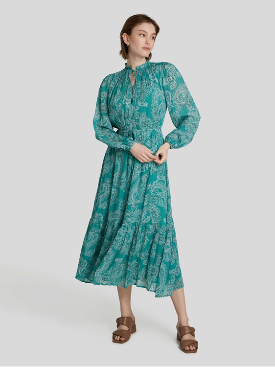 Bild von Midikleid mit Paisley-Print