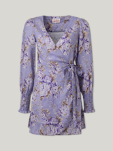 Bild von Wickelkleid aus Leinen