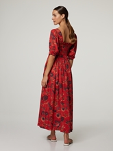 Image sur Robe midi avec imprimé all-over