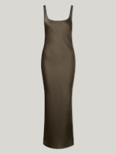 Image sur Robe en satin à bretelles SUNNA