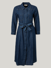 Image sur Robe midi en denim