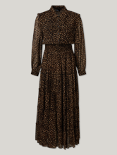 Image sur Robe à imprimé léopard