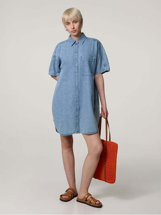 Bild von Jeanshemdkleid