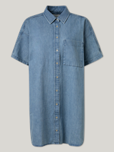Image sur Robe chemisier en denim