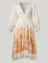 Bild von Midikleid mit Leinen SASIA