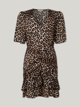 Bild von Midikleid mit Leo-Print CHERRY