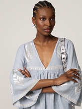 Image sur Robe midi en lin