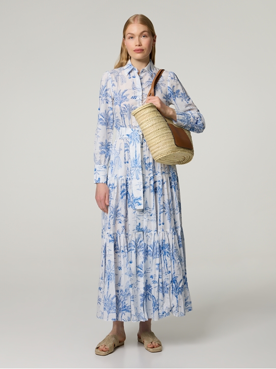 Image sur Robe maxi avec imprimé JENSEN