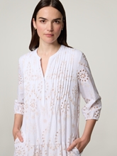 Image sur Mini-robe avec broderie ajourée