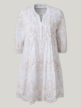 Image sur Mini-robe avec broderie ajourée