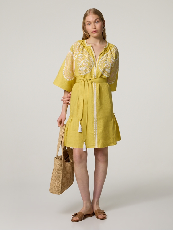 Image sur Mini-robe en lin