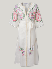 Bild von Midikleid aus Leinen