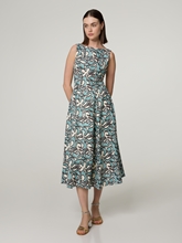 Image sur Robe midi avec imprimé XENIA