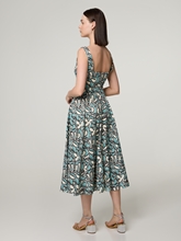Image sur Robe midi avec imprimé XENIA