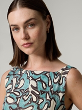 Image sur Robe midi avec imprimé XENIA