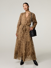 Image sur Robe midi imprimé léopard COSMOS