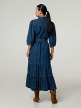 Image sur Robe midi en denim CLARCK