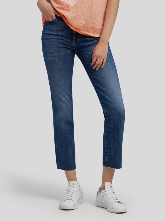 Bild von Ausgefranste Jeans im Straight Fit