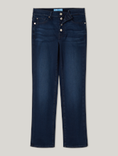 Bild von Cropped Jeans mit sichtbaren Knöpfen