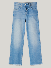 Bild von Jeans mit ausgefransten Saum