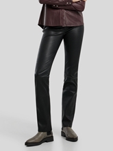 Image sur Pantalon cuir Straight Fit AMARY