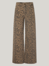 Bild von Jeans mit Leo-Print MMDARA