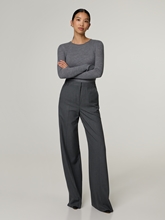 Image sur Pantalon à pinces avec rayures