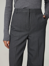 Image sur Pantalon à pinces avec rayures