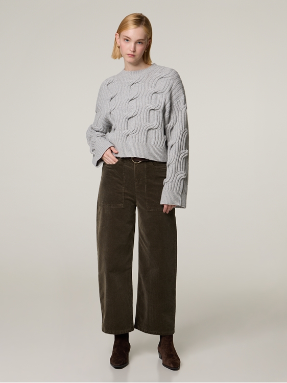 Image sur Pantalon en velours côtelé DERIVE