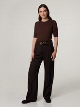 Image sur Pantalon à pinces en laine