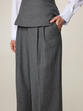 Bild von Bundfaltenhose mit weitem Bein