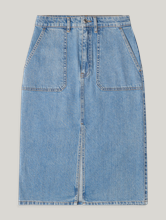 Bild von Jeansjupe mit Schlitz