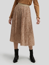 Bild von Plisseejupe mit Animal-Print