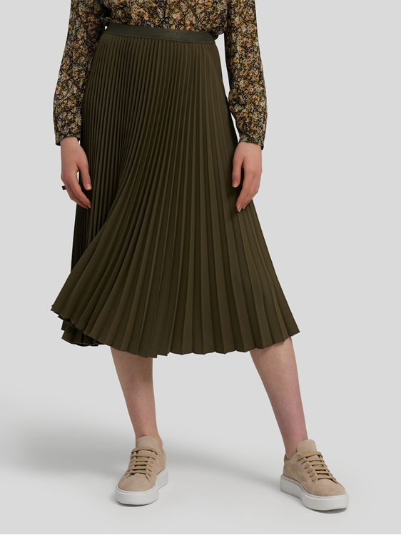 jupe plissee taille elastique