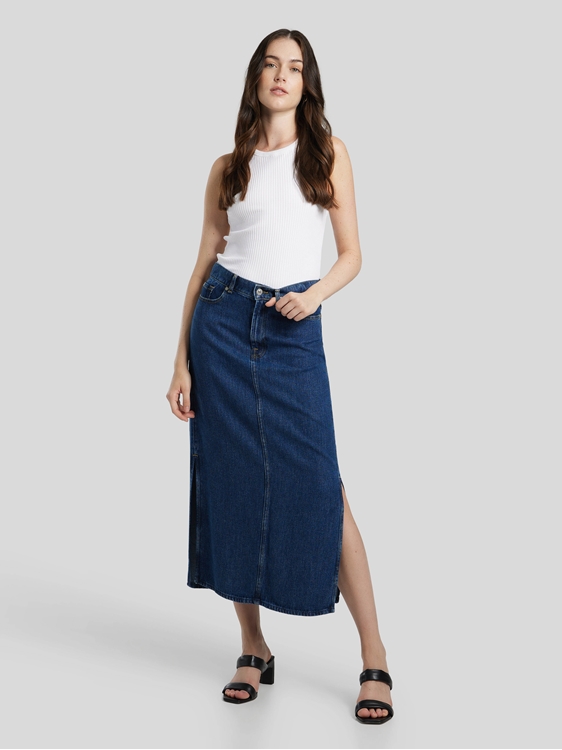 Bild von Jeansjupe MAXI SKIRT