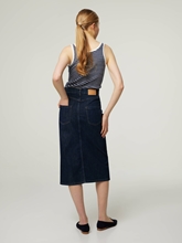 Image sur Midijupe en denim AMEDA