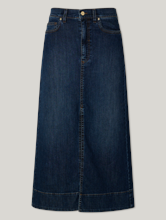 Image sur Midijupe en denim ALASKA