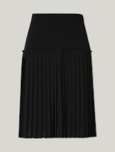 Image sur Midijupe avec plissé