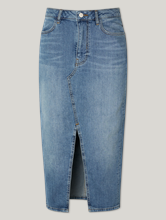 Bild von Midijupe aus Denim