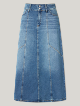Image sur Midijupe en denim JANET SHANE