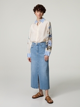 Image sur Midijupe en denim