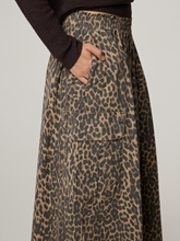 Bild von Midijupe mit Leo-Print DAHLIA