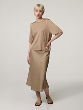 Image sur Jupe midi en satin URA