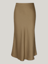 Image sur Jupe midi en satin URA
