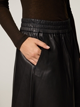 Bild von Midijupe aus Leder MDEENA