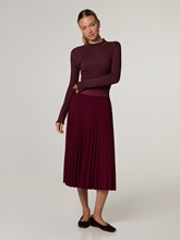 Image sur Midijupe en plissé